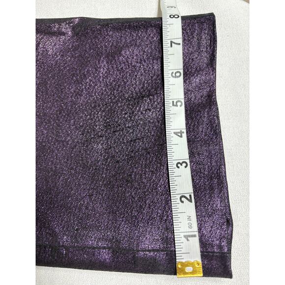 Venus Williams By Wilsons Leather 2 Pc Set Jacket and Pants Puple Size 8 - Picture 15 of 15